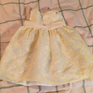 Yellow Girls Easter Dress - Size 18 mo